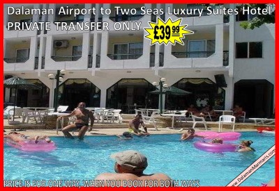 Dalaman Airport Transfer to Marmaris Two Seas Luxury Suites Hotel